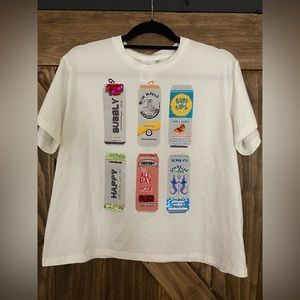 NWOT QUEEN OF SPARKLES SELTZER TEE